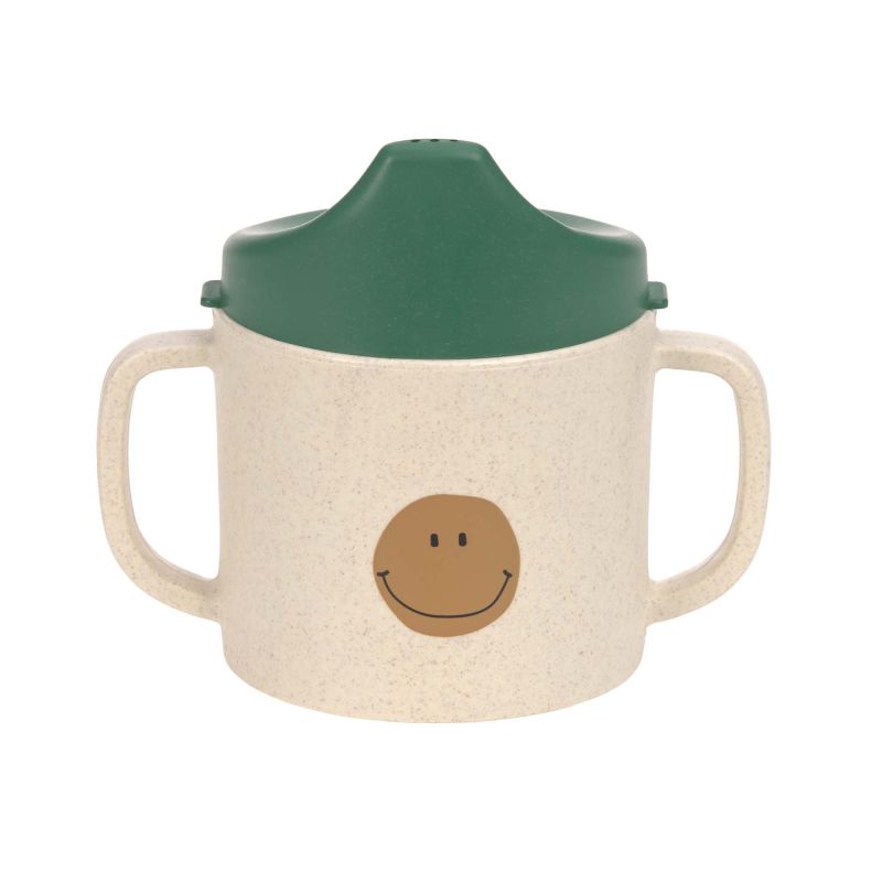 LÄSSIG drinkbeker met handvatten Happy Rascals Smile Groen