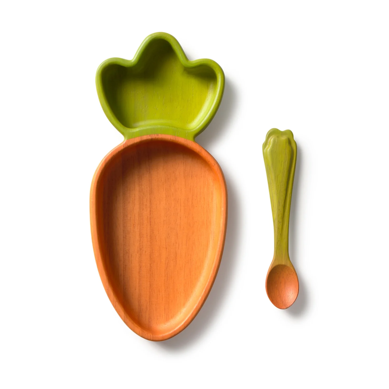 Oli & Carol bord en lepel Cathy the Carrot